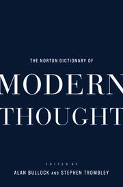 Cover of: The Norton dictionary of modern thought