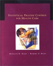 Cover of: Statistical Process Control for Health Care