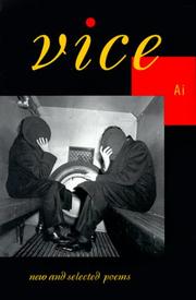 Cover of: Vice: new and selected poems