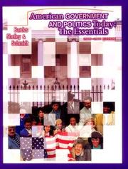 Cover of: American Government and Politics Today: The Essentials, 2000-2001 Edition