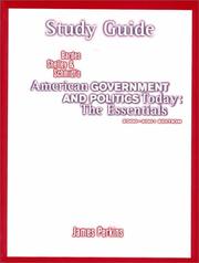 Cover of: American Government and Politics Today 2000-2001 | James Perkins