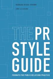 Front cover of The Public Relations Styleguide by Diggs-Brown
