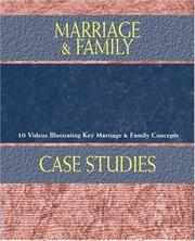 Cover of: Marriage and Family Case Studies