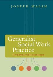 Cover of: Generalist Social Work Practice: Intervention Methods