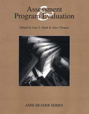 Cover of: Assessment and Program Evaluation: An Ashe Reader