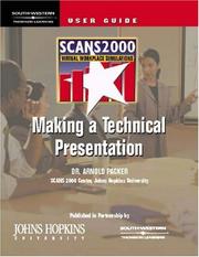 Cover of: SCANS 2000: Making a Technical Presentation: Virtual Workplace Simulation, Cd w/User's Guide