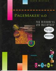 Cover of: Pagemaker 6.0 for Windows and Macintosh (Quicktorials Series) by William Robert Pasewark Jr.