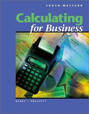 Front cover of Calculating for Business (with Disk) by Barbara Henry
