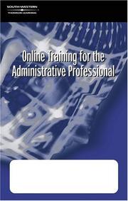 Cover of: Online Training for the Administrative Professional Corporate Version by Sue Rigby, Sue Jennings, Karin M. Stulz