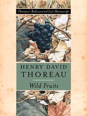 Cover of: Wild fruits by Henry David Thoreau