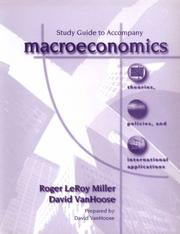 Cover of: Intermediate Macroeconomics by Roger LeRoy Miller