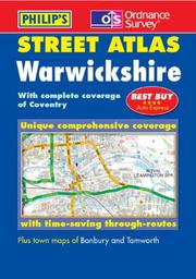Cover of: Street Atlas Warwickshire (OS / Philip's Street Atlases)