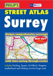 Cover of: Street Atlas Surrey (Pocket Street Atlas)