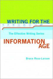 Cover of: Writing for the information age: light, layered, and linked