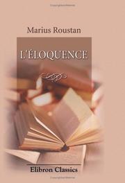 L\'Éloquence (évolution du genre) by Marius Roustan