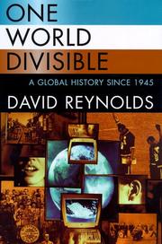 Cover of: One world divisible: a global history since 1945