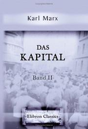 Cover of: Das Kapital by Karl Marx
