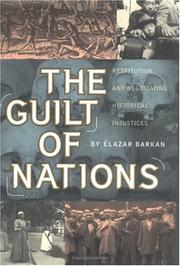 Cover of: The Guilt of Nations by Elazar Barkan