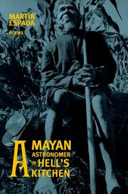 Cover of: A Mayan astronomer in Hell's Kitchen: poems