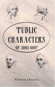 Cover of: Public Characters of 1801-1802