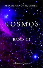 Cover of: Kosmos by Alexander von Humboldt