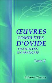 Cover of: Œuvres complètes d'Ovide, traduites en français by Ovid