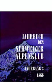 Cover of: Jahrbuch des Schweizer Alpenclub by 