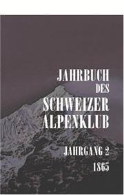 Cover of: Jahrbuch des Schweizer Alpenclub by Unknown