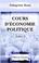 Cover of: Cours d\'économie politique