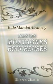 Cover of: Dans les Montagnes Roucheuses