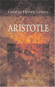 Cover of: Aristotle by George Henry Lewes