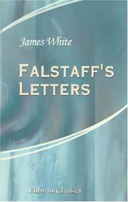 Cover of: Falstaff/s Letters | James White