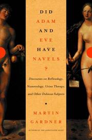 Cover of: Did Adam and Eve Have Navels? by Martin Gardner