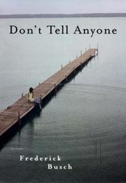 Cover of: Don't tell anyone