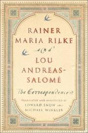 Rainer Maria Rilke and Lou Andreas-Salome by Rainer Maria Rilke