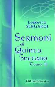Sermoni di Quinto Settano by Lodovico Sergardi