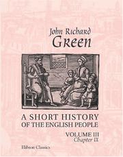 Cover of: A Short History of the English People by John Richard Green