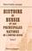Cover of: Histoire de Russie, et des principales nations de l\'empire Russe
