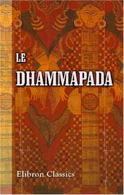 Cover of: Le Dhammapada: Introduction et notes par Fernand Hû