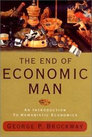 Cover of: The End of Economic Man by George P. Brockway