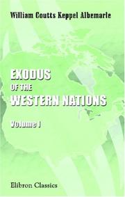 Cover of: Exodus of the Western Nations: Volume 1