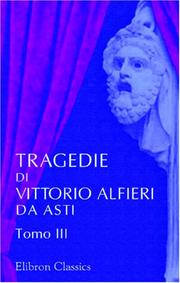 Plays by Vittorio Alfieri
