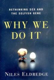 Cover of: Why We Do It by Niles Eldredge
