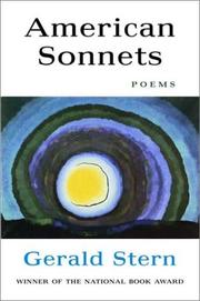 Cover of: American sonnets: poems