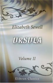 Cover of: Ursula by Elizabeth Sewell
