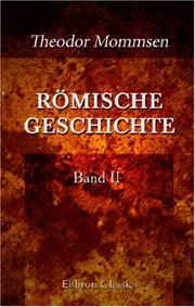 Cover of: Römische Geschichte by Theodor Mommsen