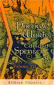 Poems by Edmund Spenser