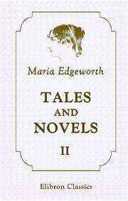 Cover of: Tales and Novels by Maria Edgeworth