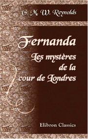 Cover of: Fernanda: Les mystères de la cour de Londres