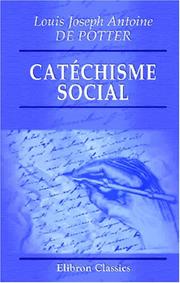 Cover of: Catéchisme social